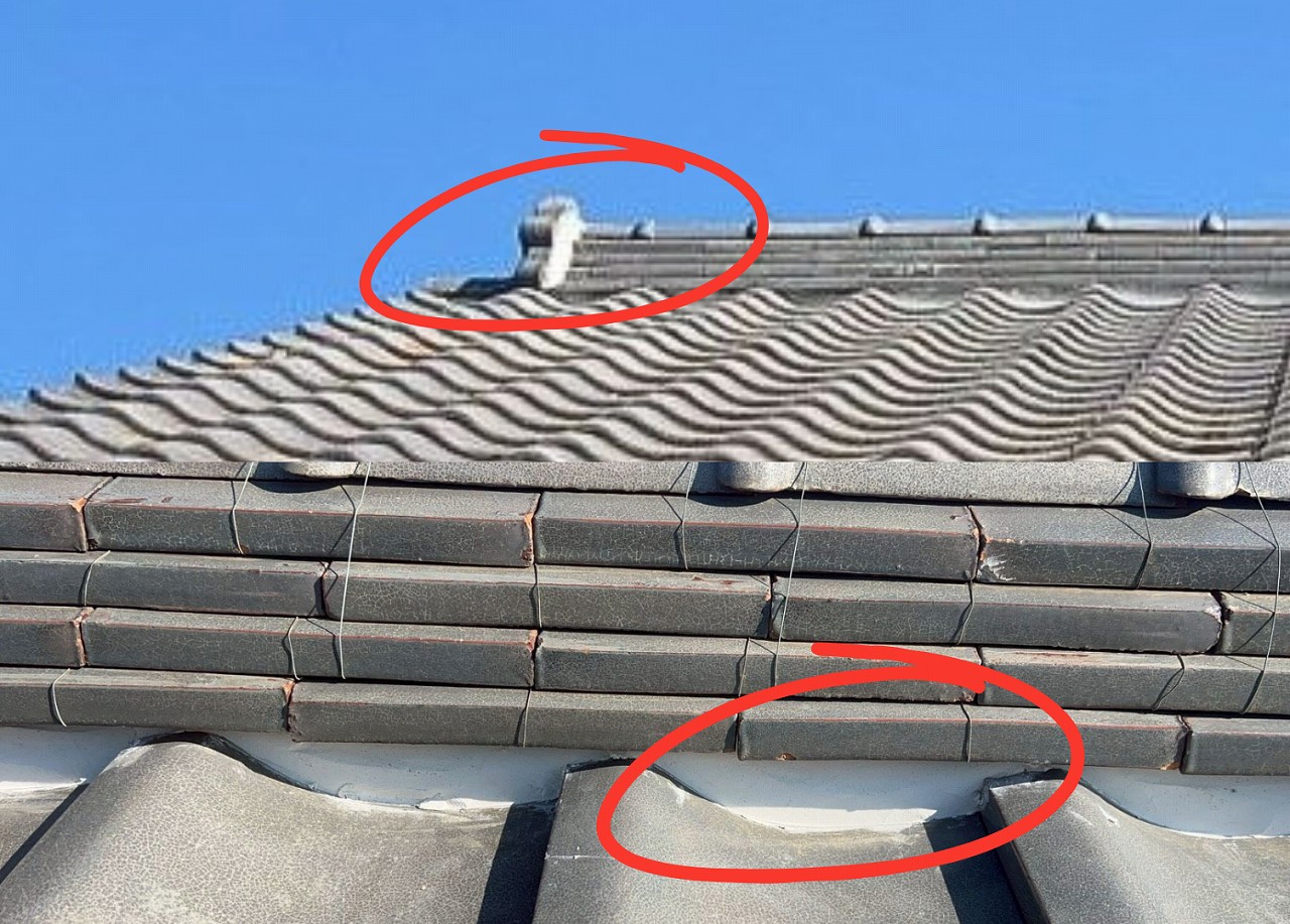 瓦屋根補修工事After