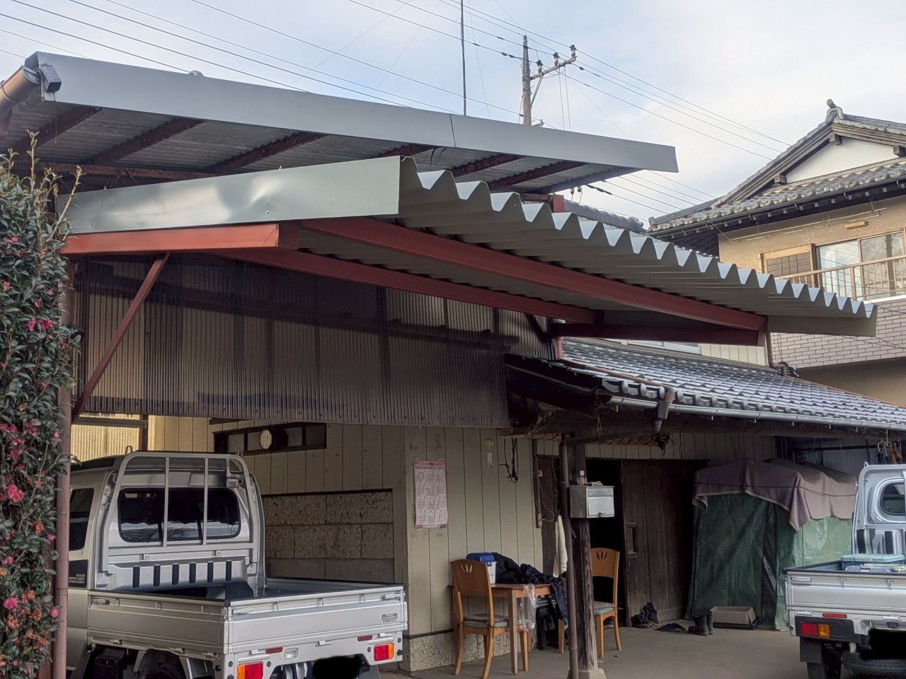 下屋修理工事After